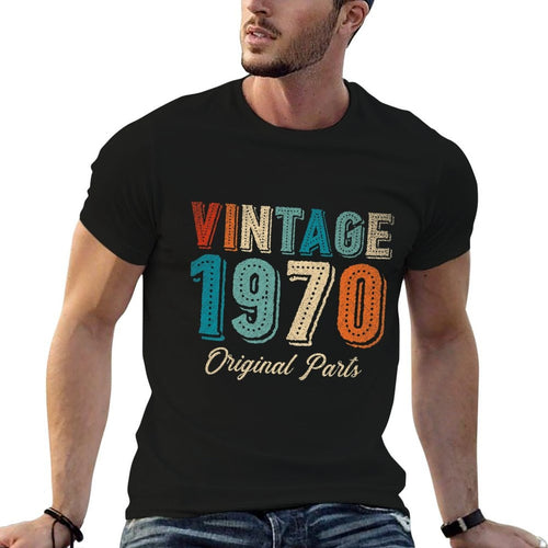 50th Birthday Tshirts For Men Women - Original Vintage 1970 Premium  Versatile T-Shirt